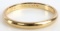 14K YELLOW GOLD WEDDING BAND RING SIZE 6.25