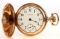 WALTHAM SEASIDE GOLD FILL POCKET WATCH