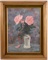 VINTAGE BERT JOHO STYLE FALLEN ROSE PEDAL PAINTING