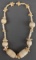 STRING OF LARGE BEADS MADE FROM ANTIQUE IVORY