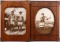 LOT 2 FRAMED ANTIQUE SEMINOLE INDIAN PHOTOGRAPHS