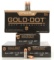 200 ROUNDS 9MM LUGER 124 GRAIN SPEER GOLD DOT AMMO