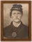 VINTAGE FRAMED CIVIL WAR PORTRAIT OF YOUNG SOLDIER