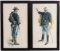 HOWARD CHANDLER CHRISTY 2 ROUGHRIDER PRINTS