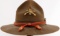 WWI US 10TH INFANTRY CAMPAIGN HAT WITH CORD