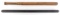 2 ANTIQUE WOOD POLICE SECURITY BATON LOT