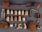 1.8 POUNDS OF CIVIL WAR RELICS MINNIE CANNON BALLS
