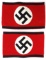 LOT OF 2 WWII GERMAN REICH ALLGEMEINE SS ARMBANDS