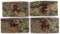 LOT OF 4 WWII DUTCH WAFFEN-SS NEDERLAND ARMBANDS