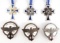 LOT OF 6 WWII THIRD REICH BADGE & MEDALS HJ ETC