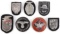 LOT OF 7 WWII GERMAN THIRD REICH SHIELDS