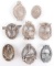 LOT OF 8 WWII GERMAN THIRD REICH BADGES & MEDALS