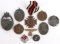 LOT OF 10 WWII GERMAN REICH MEDALS & BADGES