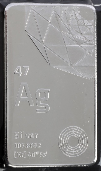 10 OZT SILVER BULLION BAR FROM ELEMETAL