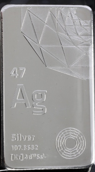 10 OZT SILVER BULLION BAR FROM ELEMETAL
