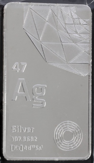 10 OZT SILVER BULLION BAR FROM ELEMETAL