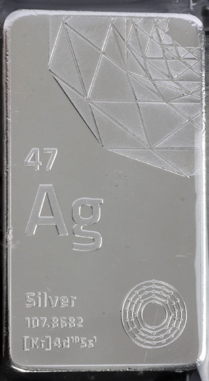 10 OZT SILVER BULLION BAR FROM ELEMETAL
