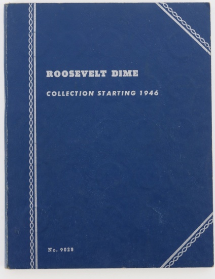 BOOKLET OF 53 SILVER ROOSEVELT DIME COINS