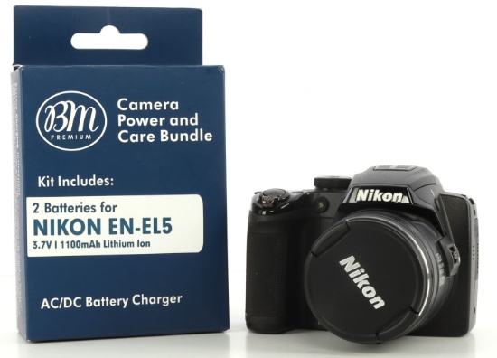 NIKON COOLPIX DIGITAL CAMERA WITH EXTRA BATTERY