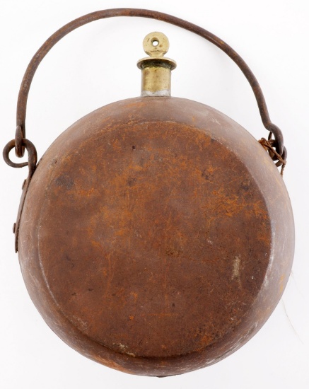 19TH CENTURY NORTH AMERICAN BEAR GREASE CANTEEN