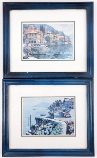 LOT OF 2 HOWARD BEHRENS FRAMED ITALIAN PRINTS