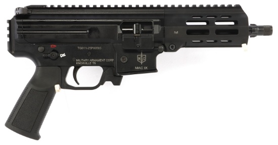 MILITARY ARMAMENT CORPORATION MAC IX 9MM PISTOL