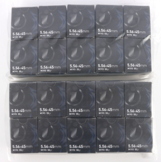 400 RDS 5.56X45MM 55GR FMJ M193 IGMAN RIFLE AMMO