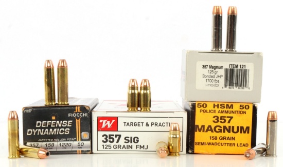 175 ROUNDS MIX BRAND 357 MAGNUM WINCHESTER AMMO