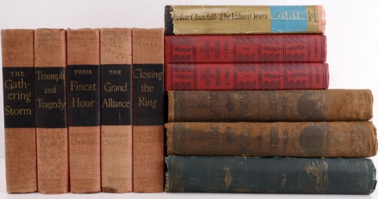 LOT OF 4 HISTORY COLLECTIONS INCOMPLETE CHURCHILL