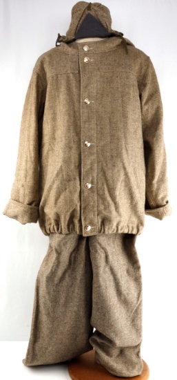 3 PC RUSSIAN WINTER UNIFORM WOOL SNOW SUIT SET