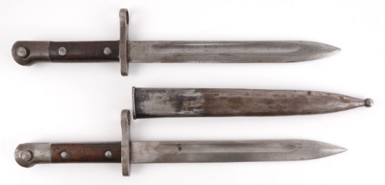 LOT OF 2 WWII TURKISH ASFA M1935 MAUSER BAYONET