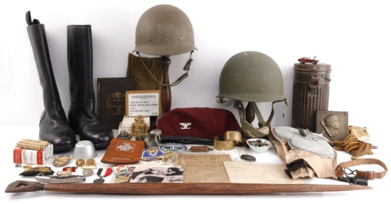 MULTI CONFLICT GENERAL ANTIQUES MILITARIA LOT