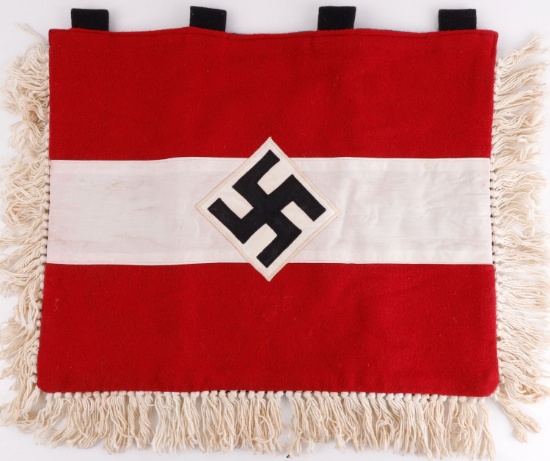 WWII GERMAN THIRD REICH HITLERJUGEND BANNER