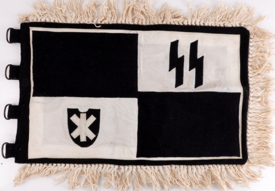 WWII GERMAN THIRD REICH SS NORD DIVISION BANNER