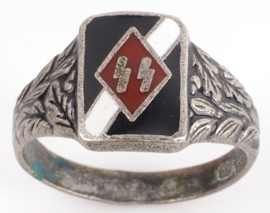 WWII GERMAN THIRD REICH SS MEMBER RING SIZE 10
