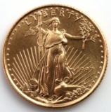 1997 GOLD 1/10 OZT OUNCE AMERICAN EAGLE BU COIN