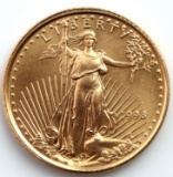 1998 GOLD 1/10 OZT OUNCE AMERICAN EAGLE BU COIN