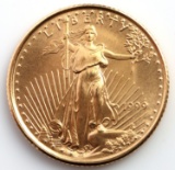 1999 GOLD 1/10 OZT OUNCE AMERICAN EAGLE BU COIN