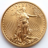 2013 GOLD 1/10 OZT OUNCE AMERICAN EAGLE BU COIN