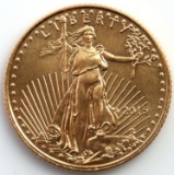 2015 GOLD 1/10 OZT OUNCE AMERICAN EAGLE BU COIN