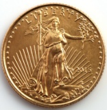 2015 GOLD 1/10 OZT OUNCE AMERICAN EAGLE BU COIN