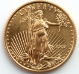 2016 GOLD 1/10 OZT OUNCE AMERICAN EAGLE BU COIN