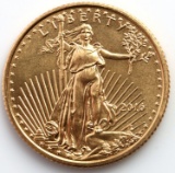 2016 GOLD 1/10 OZT OUNCE AMERICAN EAGLE BU COIN