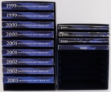 LOT 12 PROOF & STATE QUARTER SET LOT 1999 TO 2003