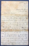 1882 LETTER BROWNSVILLE TENN YELLOW FEVER OUTBREAK