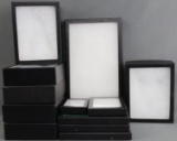 LOT OF 12 USED ASSORTED RIKER MOUNT DISPLAY CASES