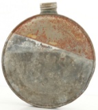 19TH CENTURY TIN CANTEEN FLASK