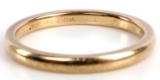 10K YELLOW GOLD BAND RING 7.5