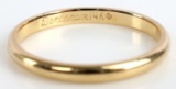 14K YELLOW GOLD WEDDING BAND RING SIZE 6.25
