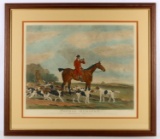 THOMAS OLDAKER FOX HUNTER ETCHING